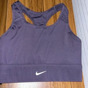 Navy Blue Nike Women’s Swoosh Support Sports Bra.